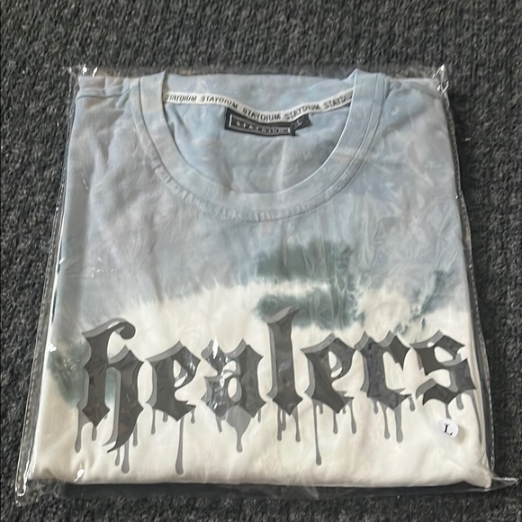 NewSealed Unisex Long Sleeve StadiumHealers Tie-Dye T-Shirt Size Large .